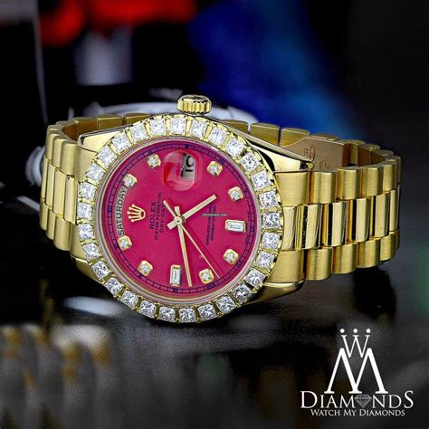 rolex with a red face|red face Rolex for sale.